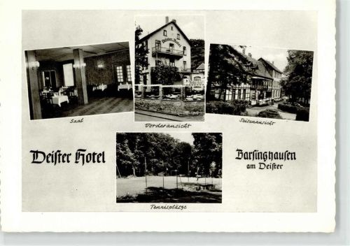 30890 W3013 Barsinghausen - Gasthaus Deisterhof Heinrich Drave Tennisplatz