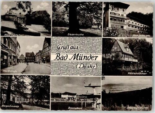 Bad Münder Gasthaus Deisterholz Marktstraße Bergschmiede Schwimmbad Rohmelbad Ziegenbuche