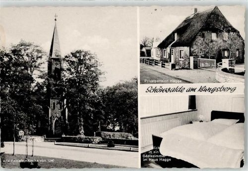 Schönwalde Feldsteinkirche Pension Hans Hagge
