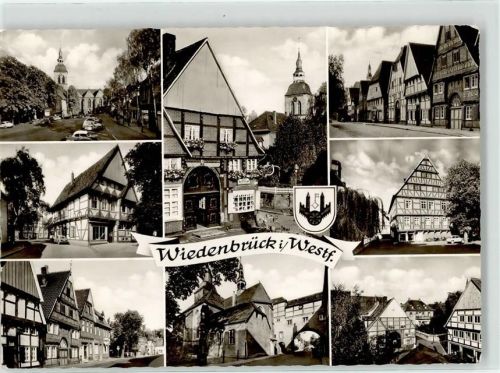 Wiedenbrück Gasthaus Fachwerkhäuser