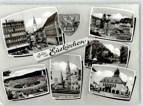 Euskirchen Bahnhofstrasse Marktplatz Schwimmbad Kölner Strasse Rathaus Schillerpark