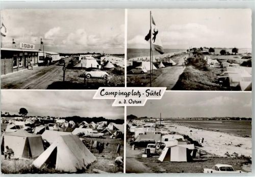 23777 W2442 Neukirchen b Oldenburg in Holstein - Campingplatz Strand VW Käfer Gemischtwarenhandlung B.Klose