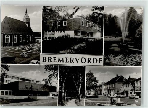 Bremervörde Kirche Springbrunnen Schule