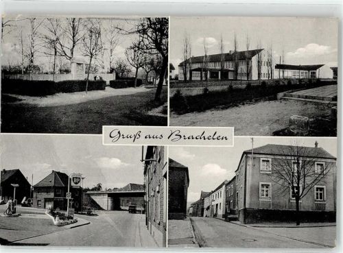 Brachelen Hauptstrasse Brücke Tankstelle Kriegerdenkmal Schule