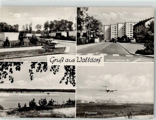 Walldorf Neutra Siedlung Aschaffenburger Strasse Badesee Flughafen