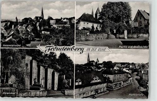 Fröndenberg Kriegerdenkmal Marktplatz Stiftskirche