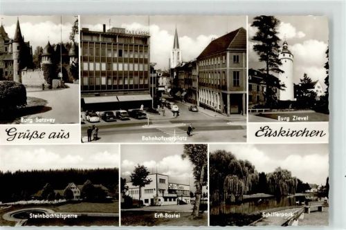 Euskirchen Burg Satzvey Bahnhofsvorplatz Burg Zievel Steinbachtalsperre Erft Bastei Schillerpark