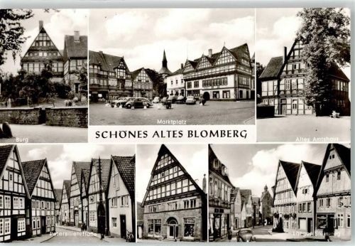 Blomberg Burg Petersilienstrasse Langer Steinweg Marktplatz Altes Amtshaus