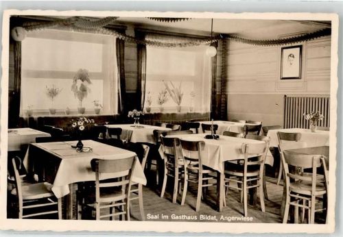 Langewiese Saal im Gasthaus Bildat