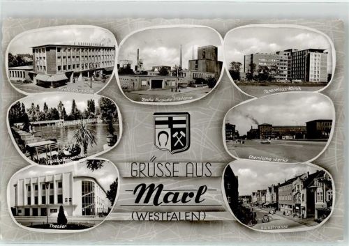 Marl Schwimmbad Zeche Auguste Viktoria Theater Chemische Werke Krankenhaus