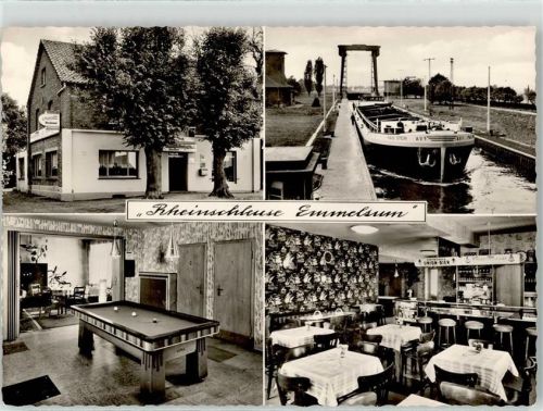Emmelsum Rheinschleuse Gasthaus