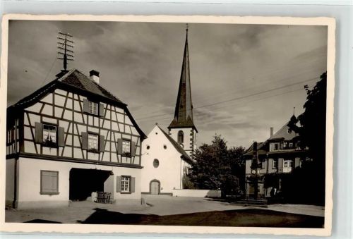77963 W7635 Ottenheim , Schwarzw - Kirche Denkmal