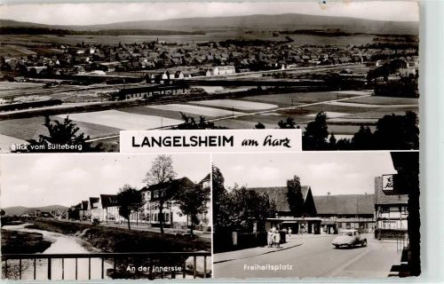 Langelsheim Blick vom Sülteberg an der Innerste Freiheitsplatz