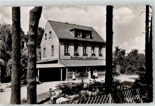 56112 W5427 Oberlahnstein - Gasthaus Zum Forsthaus Sonderstempel Emser Regatta 1958