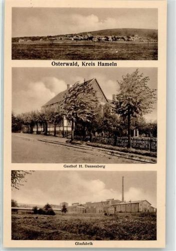 31020 W3216 Osterwald b Elze, Leine - Gasthaus Dannenberg Glasfabrik