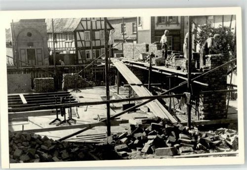 Sprendlingen Baustelle Ort handschriftlich