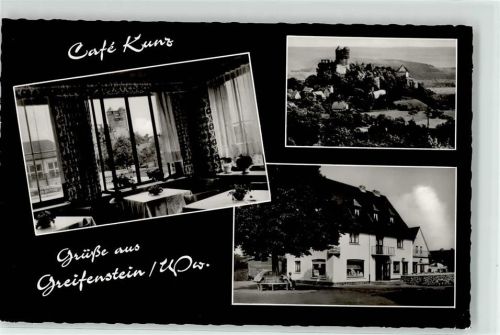 Greifenstein Cafe Kunz Pension Burg