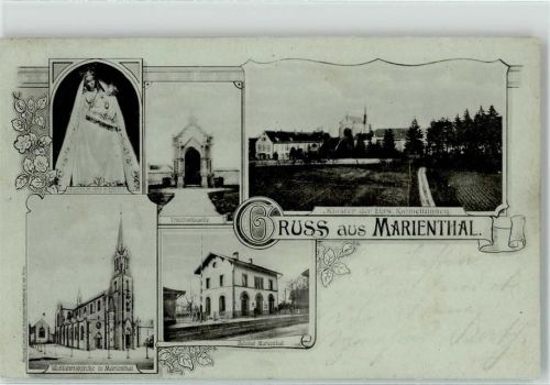 Marienthal Friedhofkapelle Karmeliter Kloster Bahnhof Wallfahrtskirche