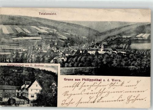 Philippsthal 1906 Gasthaus Buchner