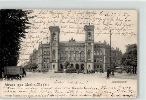 Moabit 1907 Justizgebäude