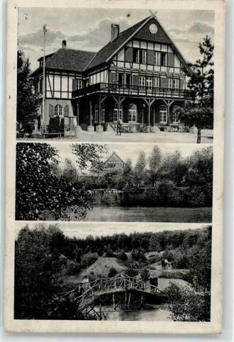 30900 W3001 Mellendorf , Han - Landpoststempel Wiechendorf Naturfreundeheim