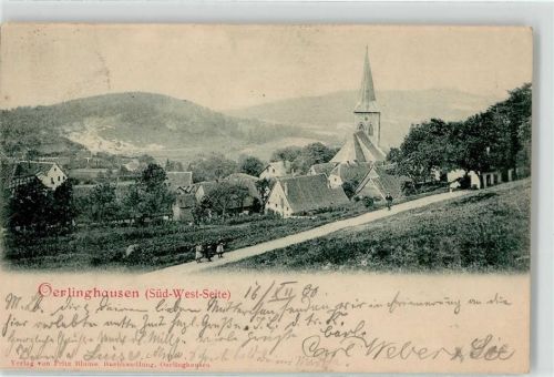 Oerlinghausen 1900 Kirche