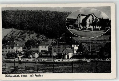 Philippsthal Schwimmbad Cafe Zollhaus Ernst Rübsam
