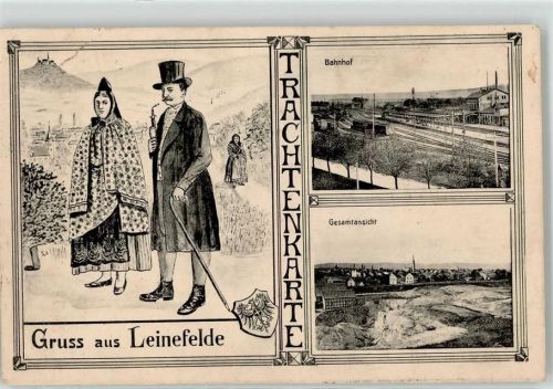 Leinefelde 1915 Bahnhof Tracht