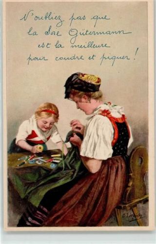 W7809 Gutach im Breisgau Gütermann Seide Werbung Liebich C.