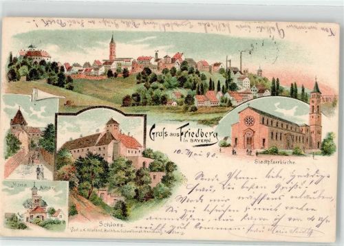 Friedberg 1898 Maria Alber Schloss Kirche