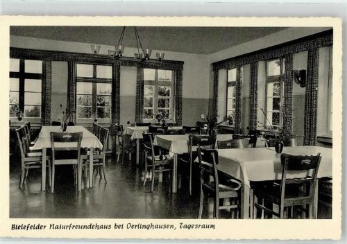 Oerlinghausen Bielefelder Naturfreundehaus Tagesraum