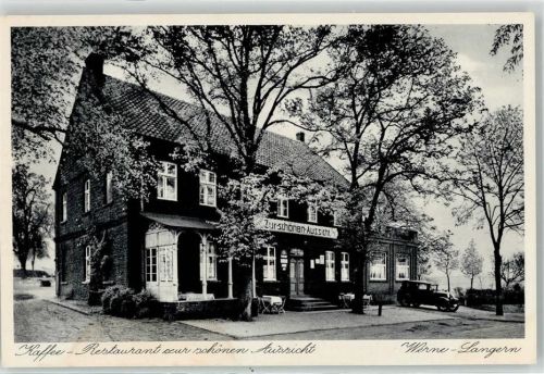 Werne Langern Gasthaus Zur schönen Aussicht Inhaber Hauschopp