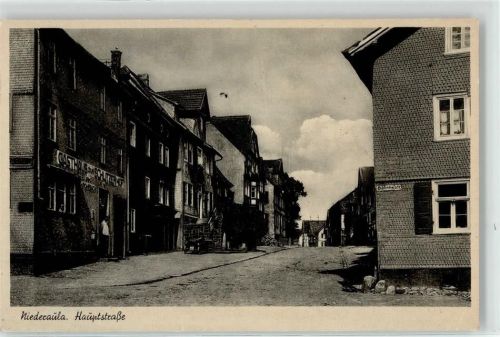 36272 W6434 Niederaula - Hauptstraße BahnhofstraßeGasthaus Schlitzer Hof