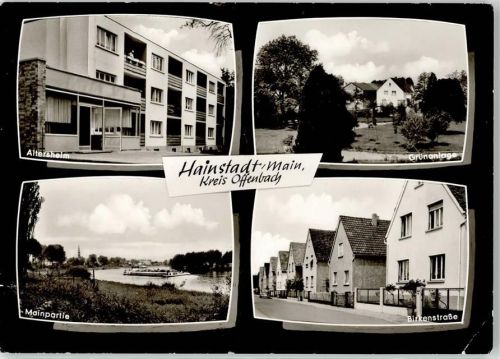 Hainstadt Altersheim Birkenstraße Grünanlage Main