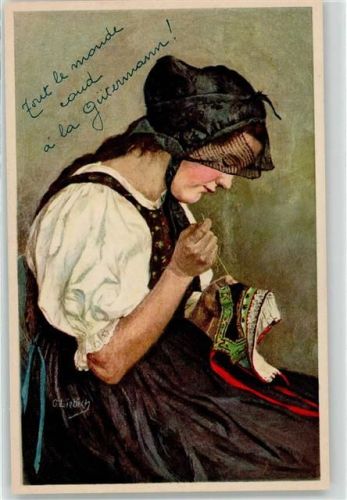 W7809 Gutach im Breisgau Gütermann Seide Werbung Liebich C.