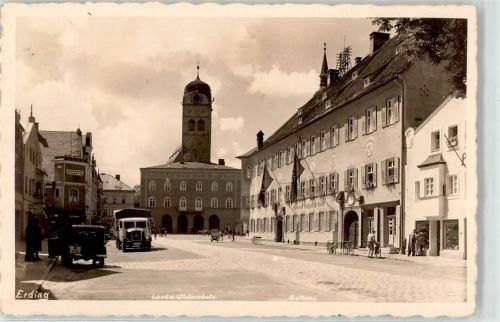 85435 W8058 Erding - Rathaus landwirtschaftliche Winterschule LKW WK II
