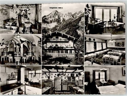 Ettenhausen Hotel Edelweiss Geigelstein Hubertusstüberl Faßlschenke Lesediele Familie Richter