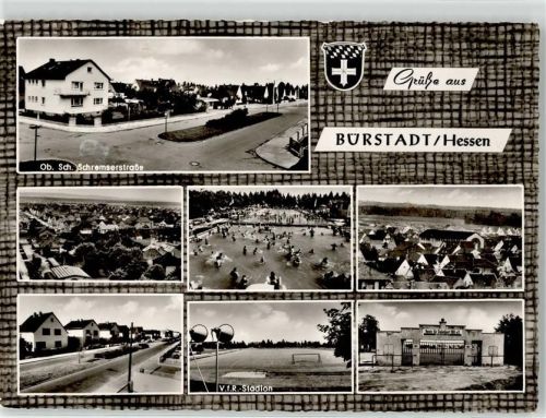 68642 W6842 Bürstadt - Schremserstraße Schwimmbad Stadion