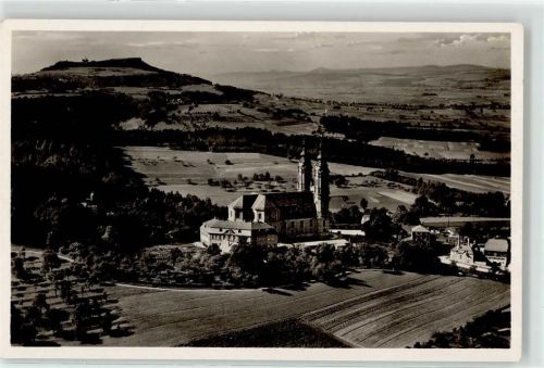 Vierzehnheiligen Kirche Fliegeraufnahme Staffelberg