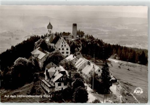 Hohenpeißenberg Fliegeraufnahme Kirche