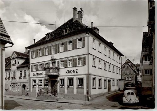 Weikersheim Gasthaus Zur Krone VW Käfer
