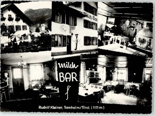 Tannheim Milch Bar Besitzer Rudolf Kleiner