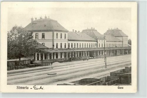 Simeria Fischdorf, Pischk 1924 - Bahnhof