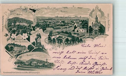 1230 Wien 23. Bezirk, Liesing 1900 - Schloss Stelzer`s Hotel u. Restaurant Kirche