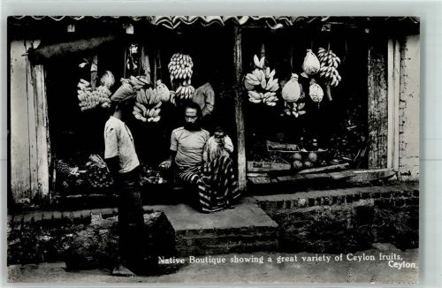 Native Boutique showing a great variety of Ceylon fruits