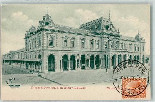 Montevideo 1910 Estacion del Ferro Carril