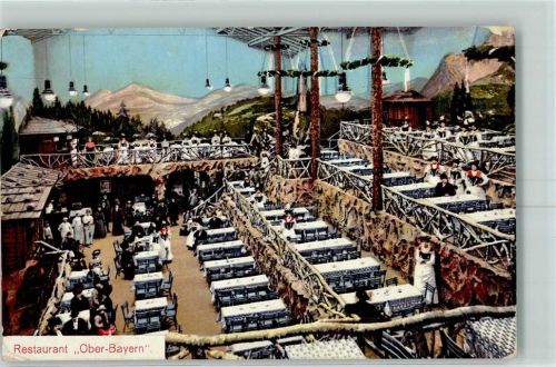 Köln Hohenzollernring Restaurant Ober-Bayern Restaurateur Jos. Barthel Vergnügungs-Palast Groß-Cöln