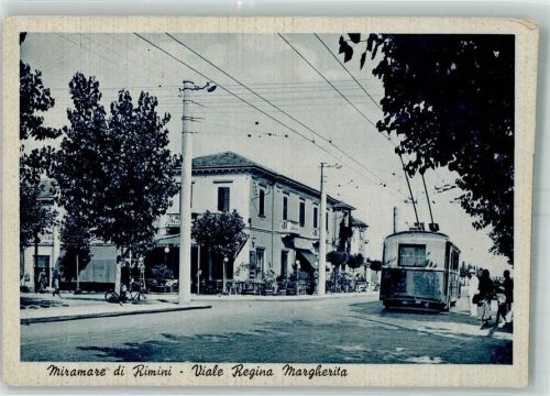 Miramare di Rimini Viale Regina Margherita Straßenbahn
