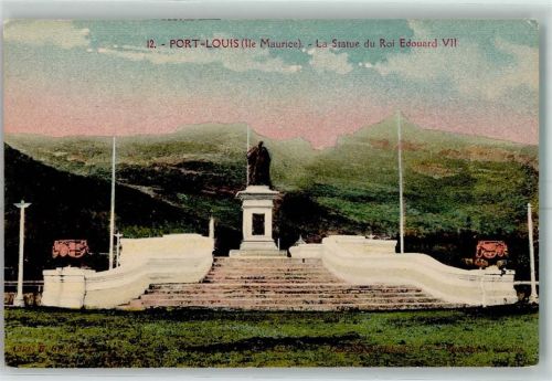 Port Louis La Statue du Roi Edouard VII