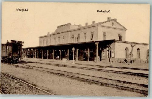 Focsani 1917 Bahnhof Eisenbahn